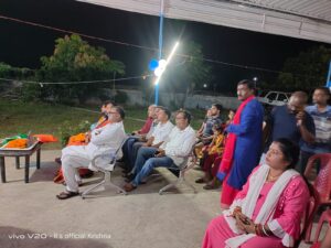 Devotees danced throughout the night in the devotional awakening of Krishna Janmashtami in Gokuldham.